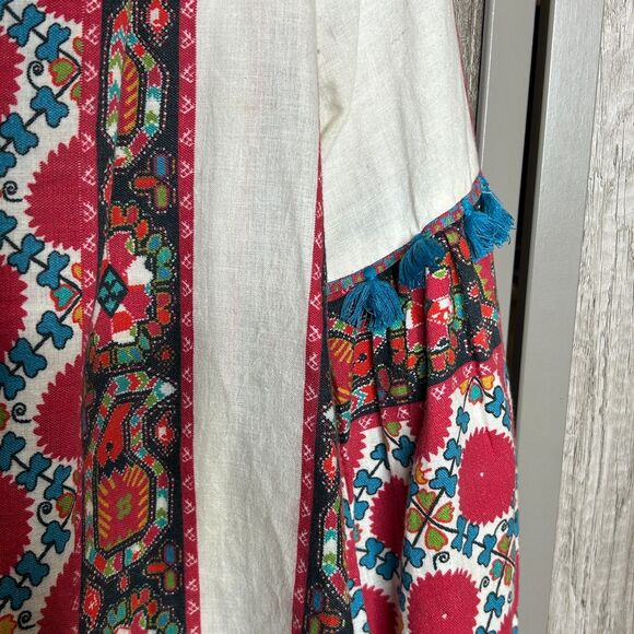 D'Ascoli Top Cotton Bohemian Peasant Size S - Picture 6 of 7